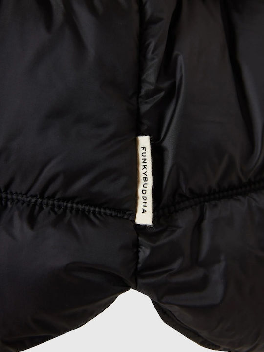 Women's Sleeveless Jacket for Winter Black
