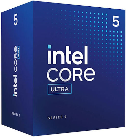 Intel Ultra 5 225 3.3GHz Επεξεργαστής 10 Πυρήνων για Socket 1851 σε Κουτί με Ψύκτρα