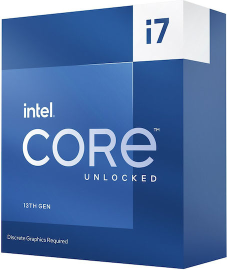 Intel Core i7-13700KF 2.5GHz Επεξεργαστής 16 Πυρήνων για Socket 1700 σε Κουτί