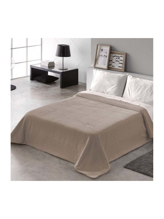 Pierre Cardin Nancy Κουβέρτα Ισπανίας Βελουτέ Υπέρδιπλη 220x240εκ.