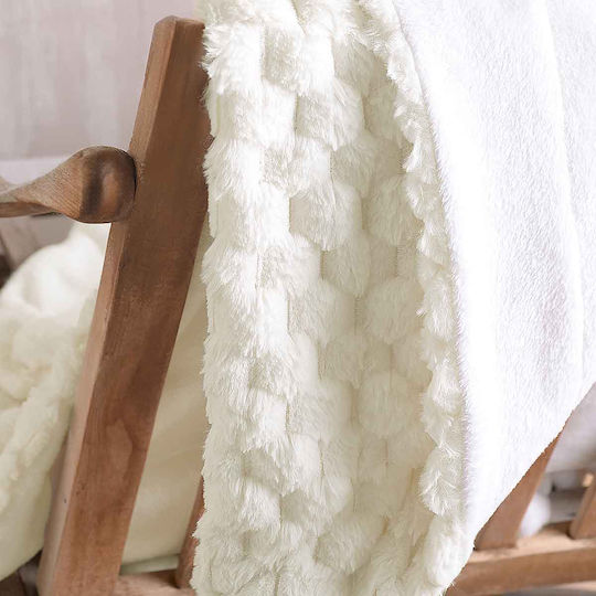 Rythmos Bella Furry Blanket Sofa 130x180cm Gray