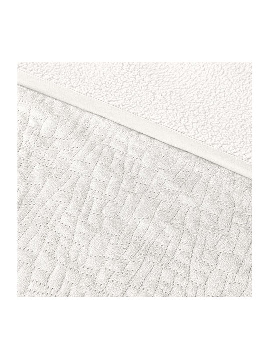Guy Laroche Bolzano Elektrische Gitarre Decke Sherpa Halbdoppel 180x220cm Ecru