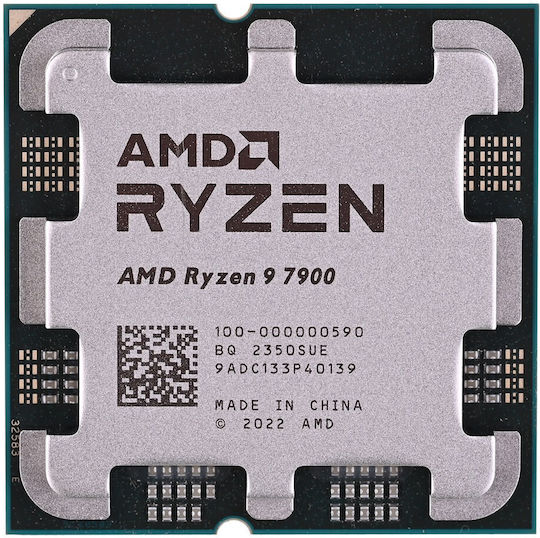 AMD Ryzen 9 7900 3.7GHz Processor 12 Core for Socket AM5 Tray