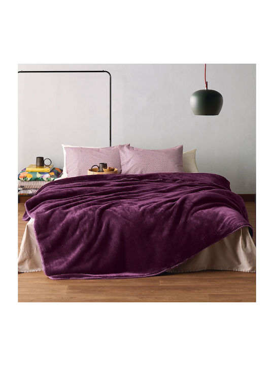 Kentia Monaco Κουβέρτα Βελουτέ Μονή 160x220εκ.
