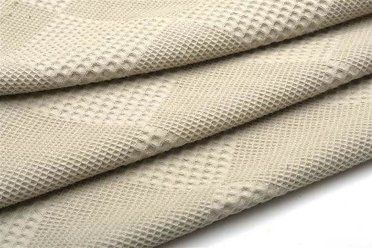 Dimcol Κουβέρτα Πικέ Υπέρδιπλη 240x250εκ. Έλεφαντ
