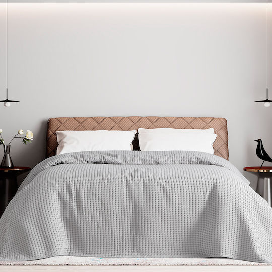 Beauty Home Pique Single Blanket 170x240cm Gray 1990PIMO-silver