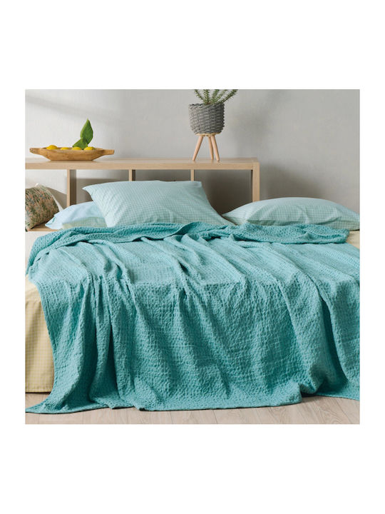 Kentia Illusion Blanket Pique King Size 260x250cm Waffle