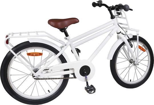vidaXL 18" Kinderfahrrad Mountainbike Weiß