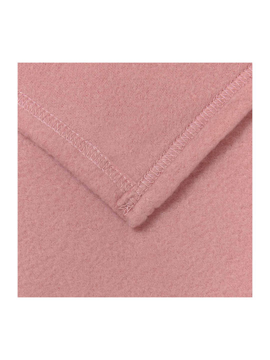 vidaXL Fleece Decke Übergröße 240x220cm Rosa