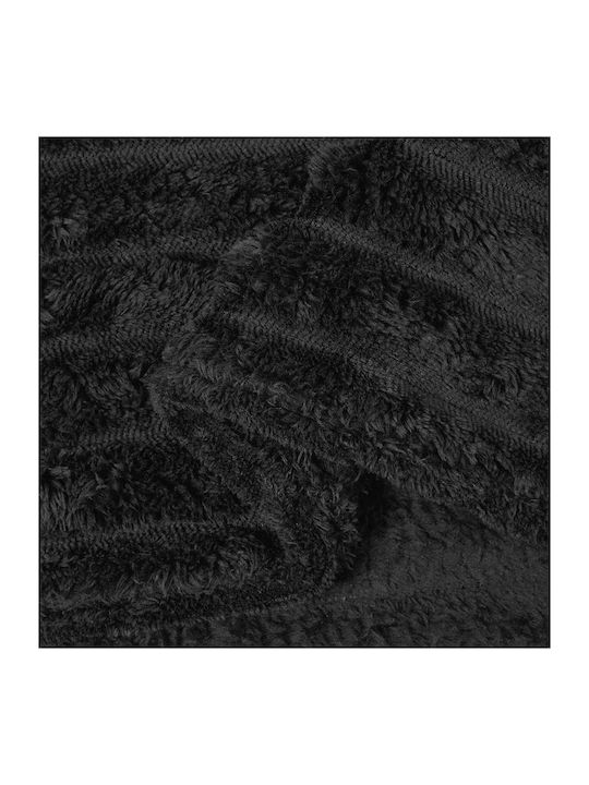 vidaXL Κουβέρτα Fleece King Size 270x240εκ. Μαύρο 42016844