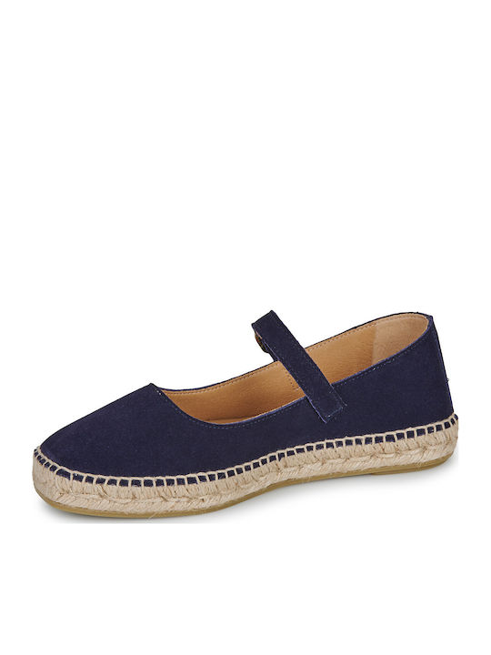 Billie Sandale de Damă cu Platformă pentru Vară în Stil Espadrile Albastre