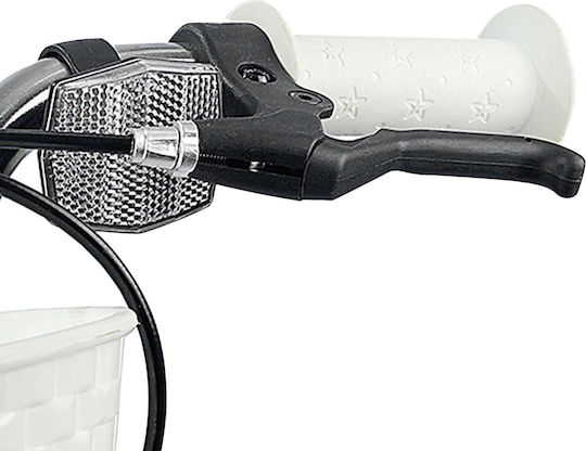 vidaXL 18 Inch Kids' Bicycle City White