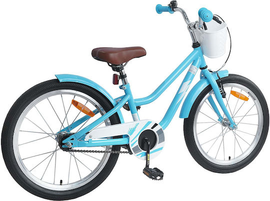 vidaXL 18 Inch Kids' Mountain Bicycle Light Blue