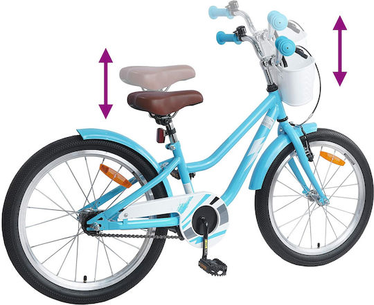 vidaXL 18 Inch Kids' Mountain Bicycle Light Blue