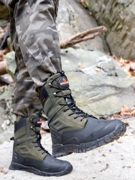 Marwells Männer Wanderschuhe Wasserdichte Grüne