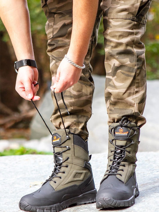 Marwells Männer Wanderschuhe Wasserdichte Grüne