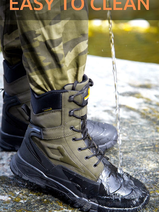 Marwells Männer Wanderschuhe Wasserdichte Grüne