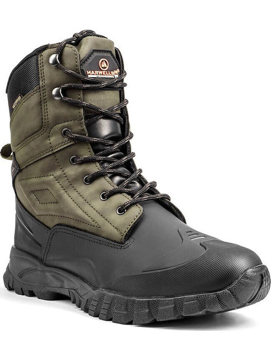 Marwells Männer Wanderschuhe Wasserdichte Grüne