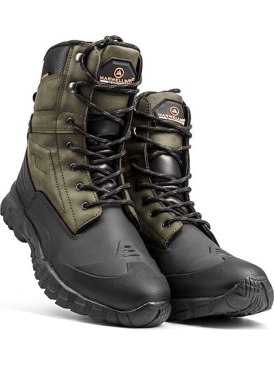 Marwells Männer Wanderschuhe Wasserdichte Grüne