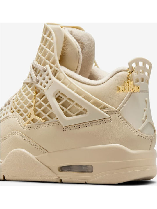 Air  4 Retro Дамски Сникърси Бежови