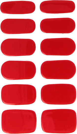Parsa Αυτοκολλητα Uv Gel Strips Νυχιων Red Velvet 12tmx