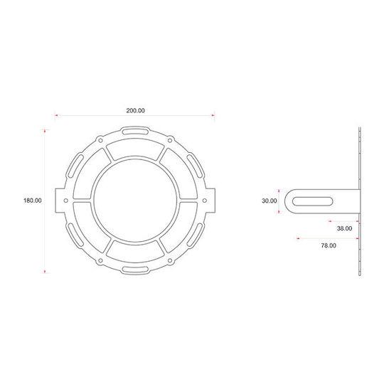 C-racer Kit Universal Grilă și Lentilă Faruri Nr2