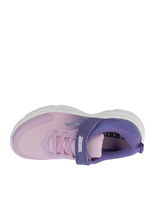 Kids Sports Shoes Running with Laces Purple