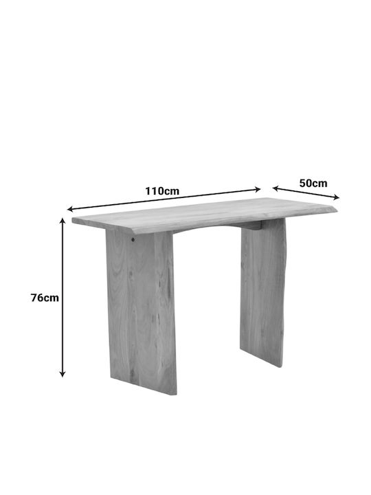 Mende Consolă din Lemn Masiv Natural M110xL50xÎ76cm