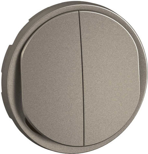 Celiane Double Switch Plate Titanium