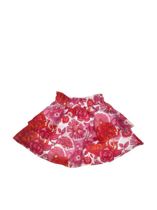 Kids Skirt Floral Red
