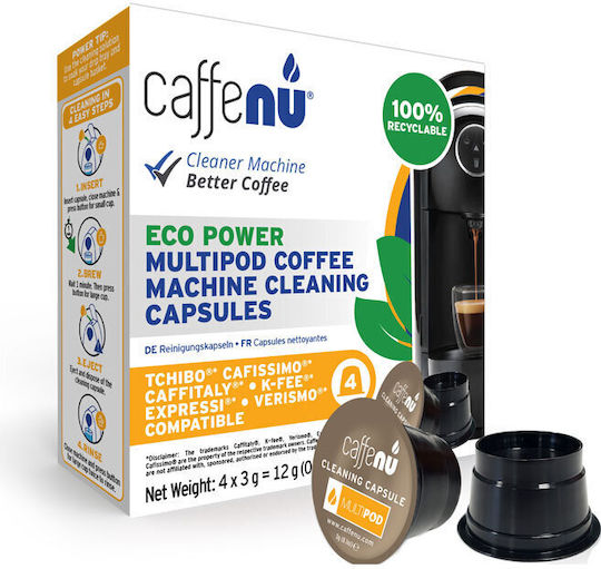 Caffenu Капсули Еспресо Съвместими с машина Кафиталии 4капси