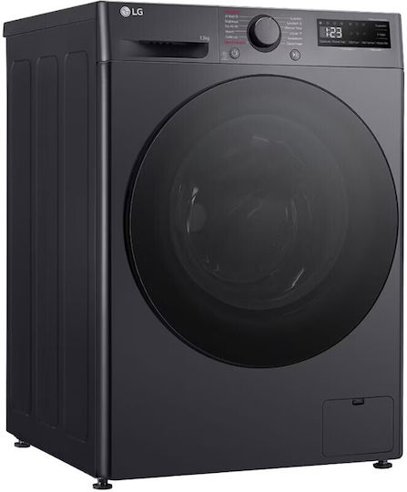 LG Πλυντήριο Ρούχων 13kg με Τεχνολογία Ατμού 1400 Στροφών TurboWash Γκρι F4R5013TSMB