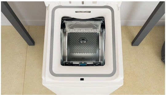 Whirlpool Πλυντήριο Ρούχων Άνω Φόρτωσης 7kg 1151 Στροφών 6th Sense TDLRB 7232BS EU