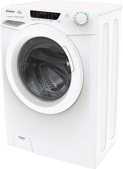 Candy Washing Machine 7kg with Steam Technology 1200 Rounds Smart Touch HE4 1274TWM6/1-S
