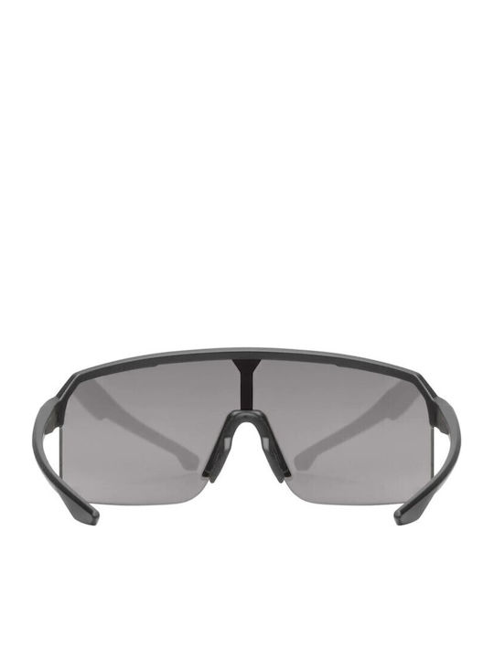 Uvex Unisex Sonnenbrillen mit Schwarzem Rahmen und Schwarzem Spiegelglas S5340032214