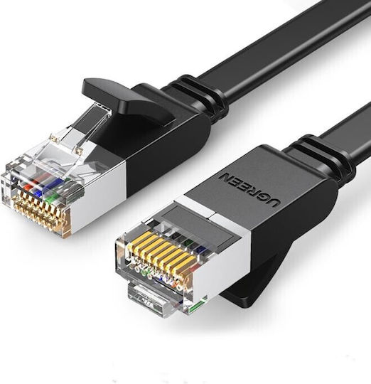 Ugreen Flat U/UTP Cat.6 (Gigabit) Network Cable Ethernet 5m Black