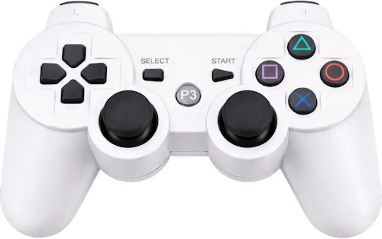 Doubleshock 3 P3 160480.W Ασύρματο Gamepad για PS3 Λευκό