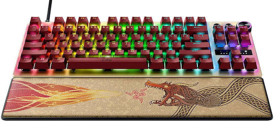 Razer Huntsman V3 Pro Tenkeyless Optical Gaming Keyboard Tenkeyless with Razer Analog Optical Gen-2 Switches and RGB Lighting English US Brown Counter-Strike 2 Edition