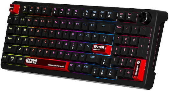 Marvo Arma 98 Gaming Μηχανικό Πληκτρολόγιο με Custom διακόπτες και RGB φωτισμό (Αγγλικό US)