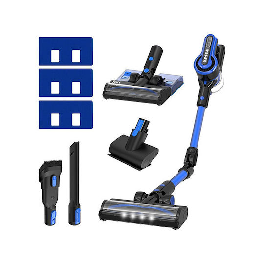 Tesla PureStar E70 Aqua Pro Elektrischer Stielstaubsauger 2 in 1 Stick & Hand 300W Blauer