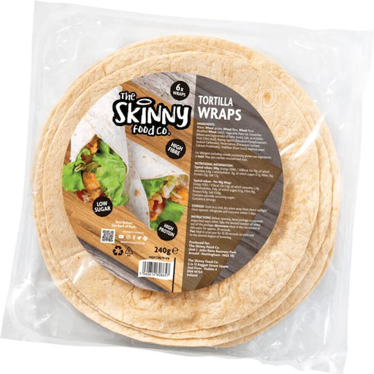 Skinny Food Co Нисковъглехидратни Тортили 6 Х 40 Грама