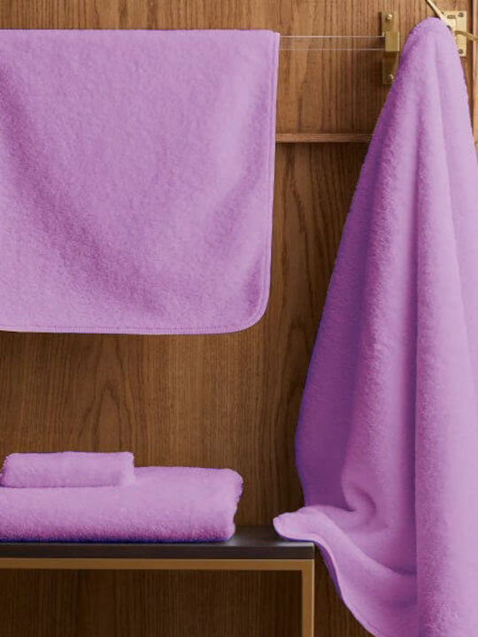 Badehandtuch-Set 3 Stück Lila Gewicht 420gr/m²