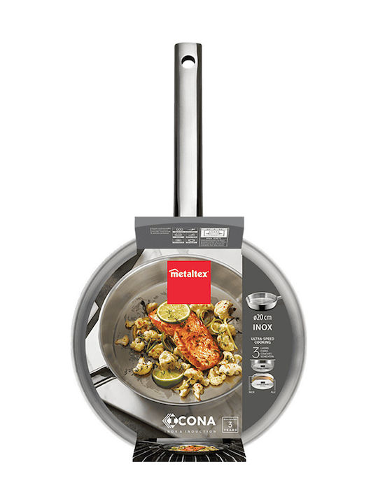 Metaltex Icona Stainless Steel Pan 20cm