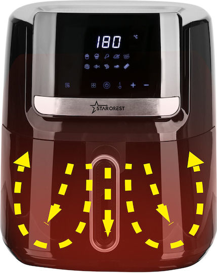 Starcrest Starcrest Air Fryer 6.5L Black SFR-6250BK
