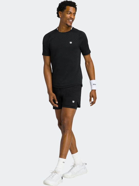 Wilson WM00426511BKA Herren Tenniskleidung Schwarz