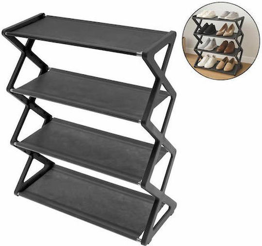 Stoff Schuhschrank Klappbar 42x18.5x49.5cm