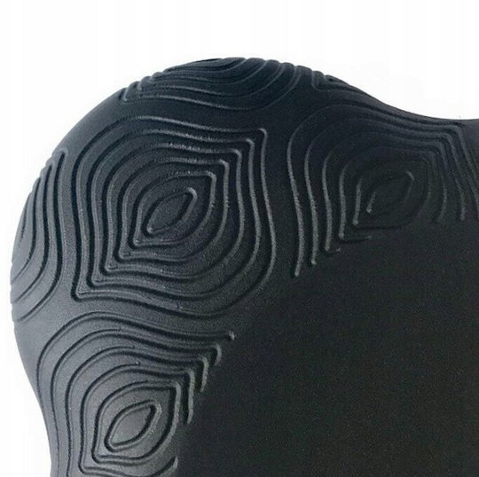 Set 2 Perne De Exerciții Pilates Yoga Zola Protecție Articulară Poliuretan Antiderapant 20x2 Cm Gri Închis