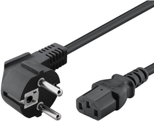 Powertech Schuko - IEC C13 Cable 1.5m Μαύρο CAB-P020