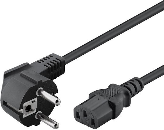 Powertech Schuko - IEC C13 Cable 1.5m Μαύρο CAB-P020