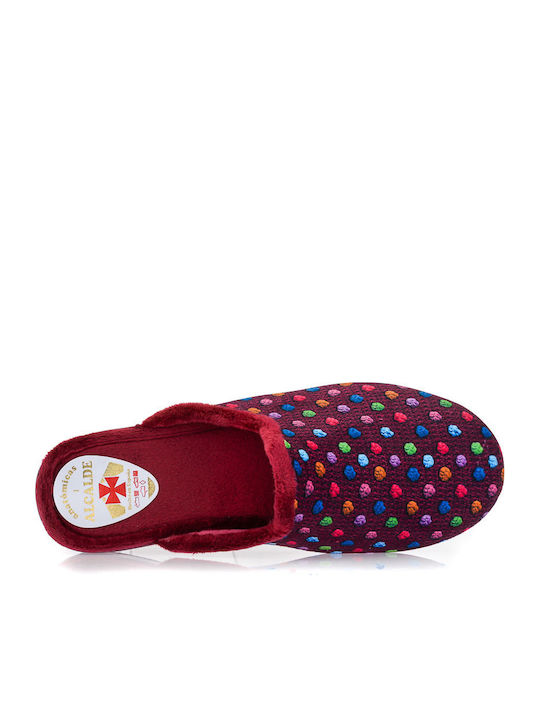 Papuci Pentru Femei De Iarnă Burgundy